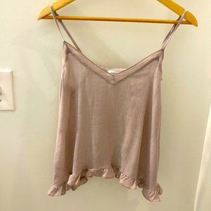 Vestique Boutique Light Purple Ruffle Camisole Top